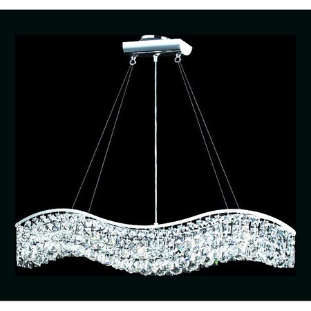 James R Moder Contemporary Wave Chandelier 40605S22
